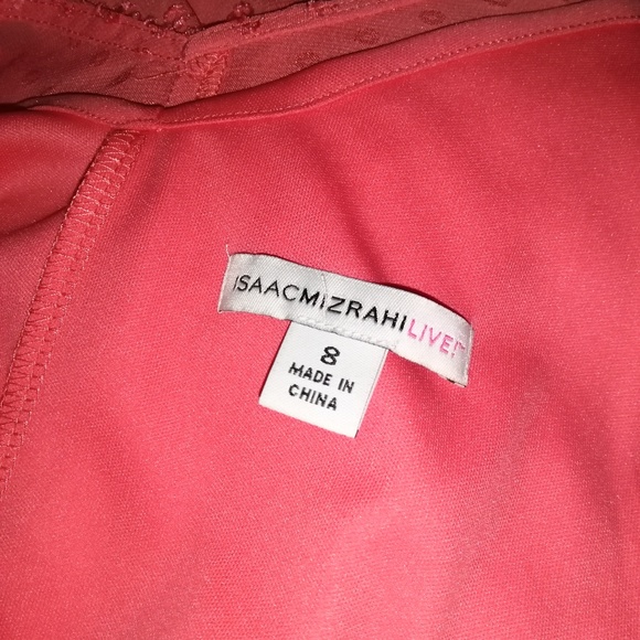 Isaac Mizrahi Short Sleeve Swiss Dot Lined Dress - Picture 4 of 8